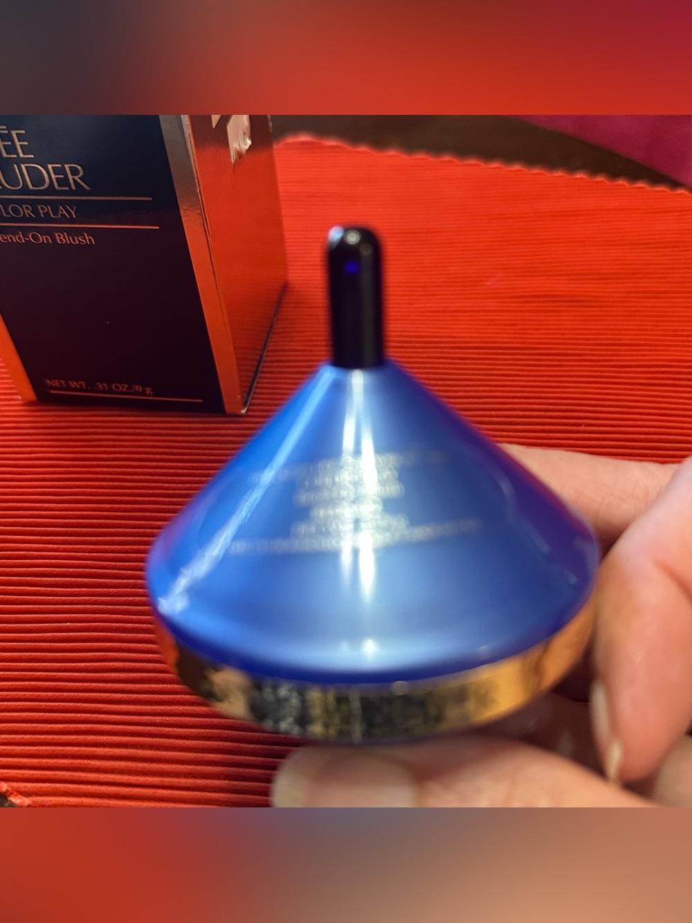 NIB Vintage Estée Lauder Color Play Blend-On Blush in HTF Blue Spinning Top - Picture 6 of 10